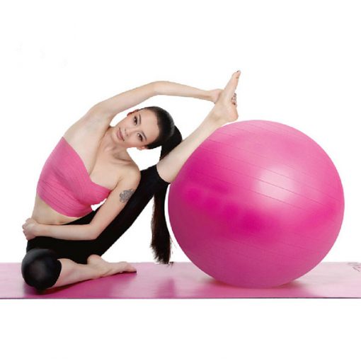 Bóng tập Yoga - Gym loại trơn BT-6575H (Màu hồng)