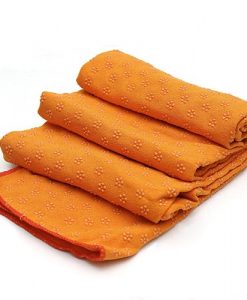Khăn trải thảm yoga màu cam (cao su non)