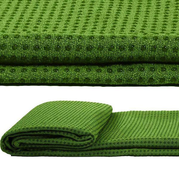 Khăn trải thảm tập Yoga Silicon KS-XL (xanh lá)