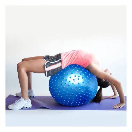 Bóng tập Yoga-Gym gai massage BG-6575XD xanh dương