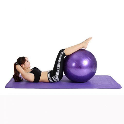 Bóng tập Yoga - Gym loại trơn BT-6575T (Màu tím)