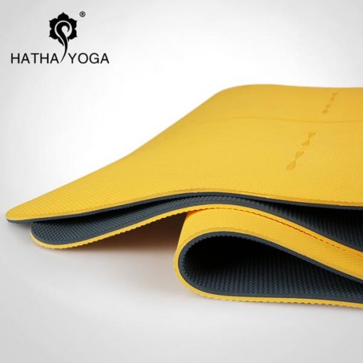 Thảm tập Yoga cao cấp Hatha màu vàng