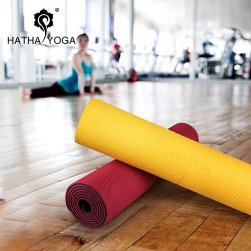 Thảm tập Yoga cao cấp Hatha màu vàng