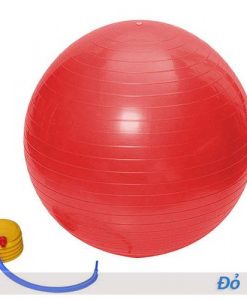 Bóng tập yoga/gym Đài Loan trơn 65cm/75cm - Màu đỏ