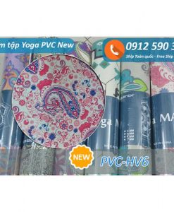 Thảm tập Yoga PVC hoa văn new 2017 - Hoa văn 6