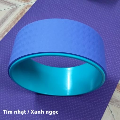 Vòng tập yoga nhựa ABS màu Tím nhạt/Xanh ngọc