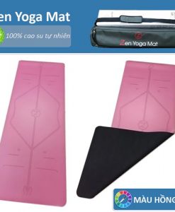 Thảm tập yoga định tuyến cao cấp ZEN Yoga Mat - Màu hồng