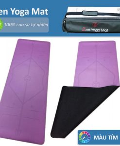 Thảm tập yoga định tuyến cao cấp ZEN Yoga Mat - Màu tím
