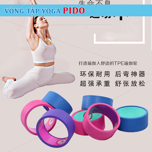 Vòng tập yoga PIDO gai massage, siêu chịu lực