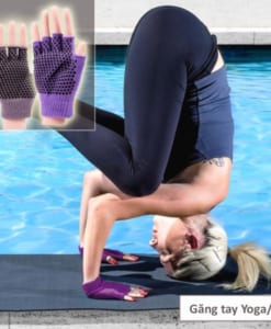 Găng tay tập yoga/gym xỏ ngón thun sợi cao cấp