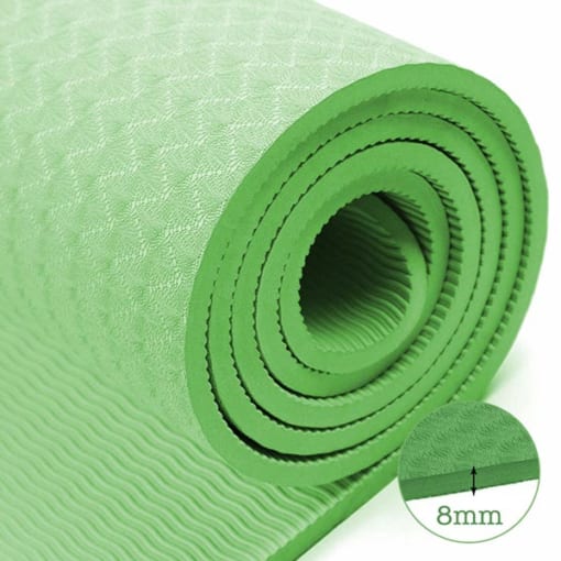 Thảm tập yoga TPE 8mm 1 lớp - xem độ dày