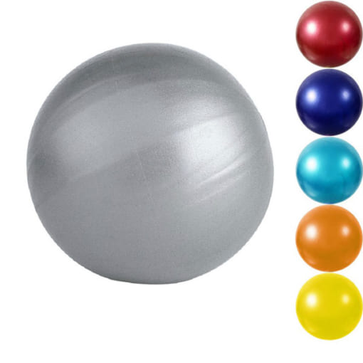 Bóng Miniball 25cm tập yoga/gym/trị liệu - Màu bạc