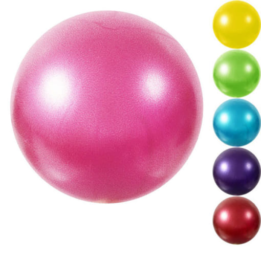 Bóng Miniball 25cm tập yoga/gym/trị liệu - Màu hồng