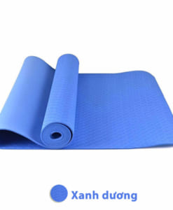 Thảm tập yoga TPE 6mm 1 lớp - Màu xanh dương