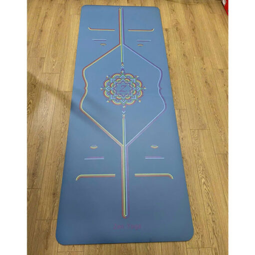 Thảm tập yoga ZEN Yoga Mat cầu vồng - Màu xanh dương