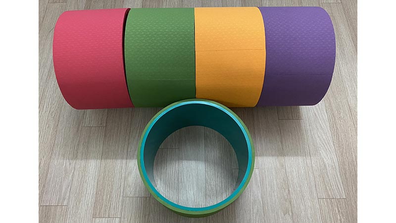 Vòng tập Yoga khung nhựa ABS bọc TPE bản rộng 20cm nhiều màu sắc