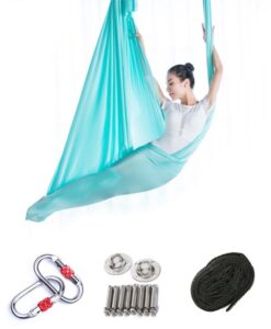 Bộ võng tập yoga bay chuyên nghiệp, chất liệu vải lụa đơn sắc