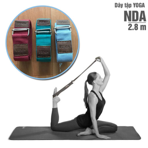 Dây tập yoga chất liệu cotton cao cấp NDA dài 2,8 mét